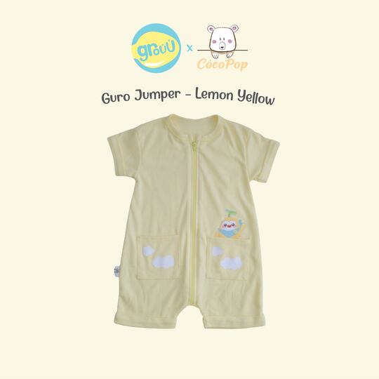 Grouu x Cocopop - Guro Baby Jumper - Lemon Yellow