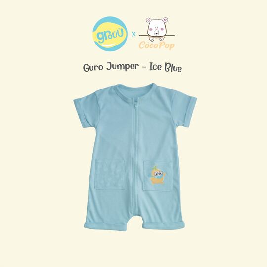 Grouu x Cocopop - Guro Baby Jumper - Ice Blue