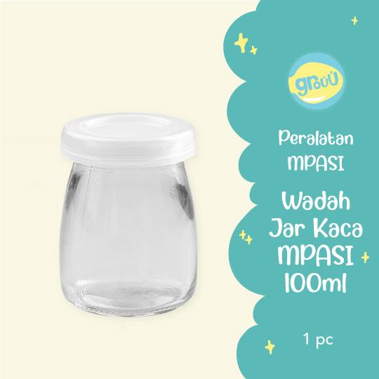 Wadah Jar Kaca MPASI 100ml