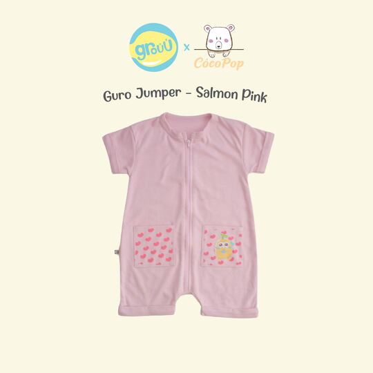 Grouu x Cocopop - Guro Baby Jumper - Salmon Pink